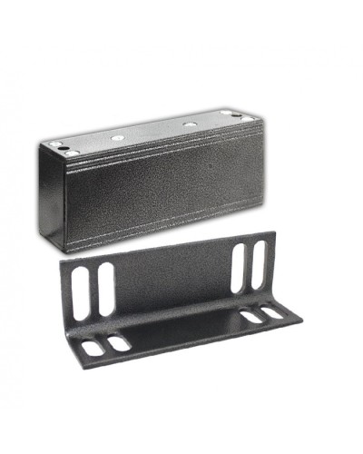 Замок электромагнитный Олевс М2-400 с уголком серебряный антик в Октябрьском Электромагнитные замки Pintop.ru