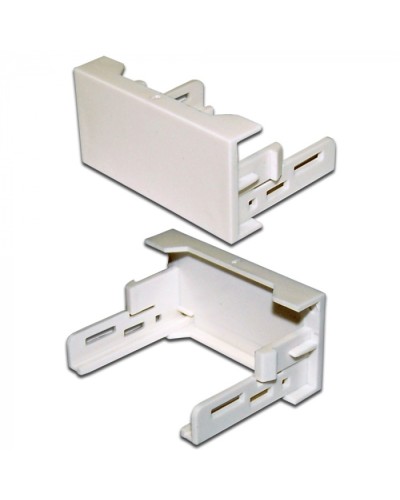 Вставка-заглушка Mosaic 22.5x45, белая LANMASTER (LAN-WA-LP-XX-WH) в Октябрьском Патч-корды оптические Pintop.ru