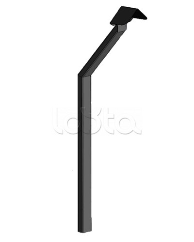 Стойка кнопки выхода Аякс наклонная исп.02 (в землю), черная Магнито-контакт в Октябрьском Дополнительное оборудование для ОПС Pintop.ru