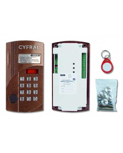 Блок вызова аудиодомофона на 20 абонентов Цифрал CCD-20/РKVС в Октябрьском Вызывные аудиопанели малоабонентные Pintop.ru