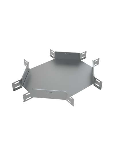 Х-разветвитель 50х200 мм КМ-Профиль (XD50-200) в Октябрьском Аксессуары для лотков Pintop.ru