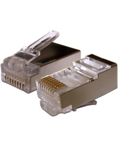Коннектор универсальный RJ45 STP 8P8C TWT-PL45/S-8P8C-6V в Октябрьском Коннекторы и разъемы Pintop.ru
