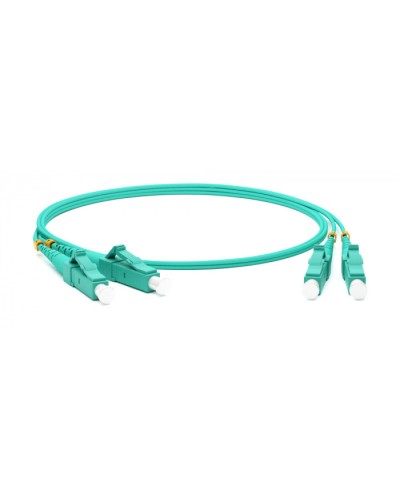 Патч-корд волоконно-оптический MM 50/125(OM3), LC-LC, duplex, LSZH, 1 м Hyperline FC-D2-503-LC/PR-LC/PR-H-1M-LSZH-AQ (FC-503-LC-LC-10G-1M) в Октябрьском Патч-корды оптические Pintop.ru