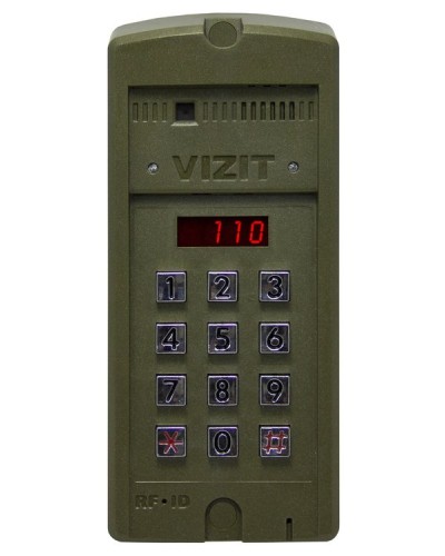 Блок вызова до 100 абонентов Vizit БВД-SM110FCP в Октябрьском Блоки вызова многоабонентные Pintop.ru