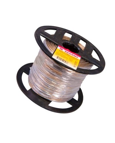 Трос стальной в ПВХ изоляции d2.5 мм (200 м) REXANT 09-5325 в Октябрьском Крепежные изделия Pintop.ru