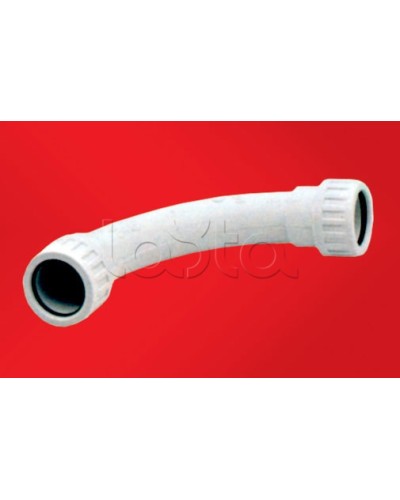 Поворот на 90 труба-труба Экопласт 41916HF в Октябрьском Аксессуары для труб (ОКЛ) Экопласт Pintop.ru
