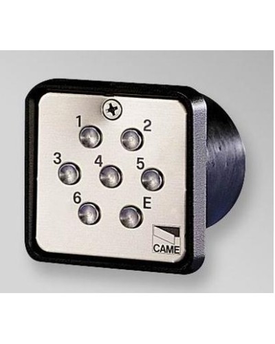 Клавиатура кодонаборная 7-кнопочная, встраиваемая Came 001S6000 в Октябрьском Запчасти для шлагбаумов и автоматики Pintop.ru