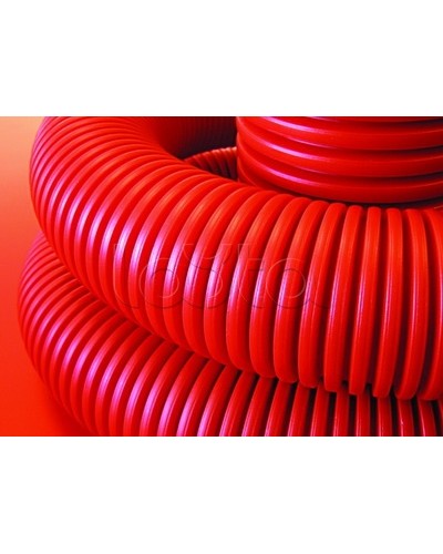 Труба гофрированная двустенная ПНД 110 мм для кабельной канализации с зондом DKC 121911 (50 м) в Октябрьском Труба гофрированная Pintop.ru