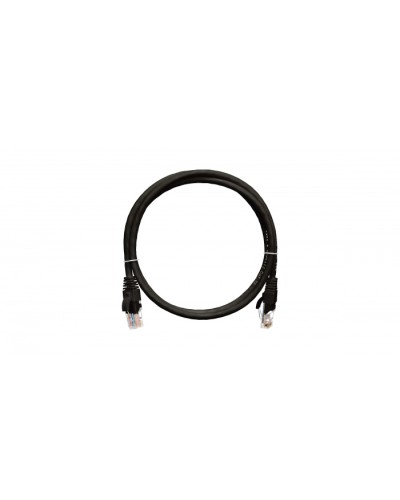 Шнур коммутационный 2хRJ45/8P8C, U/UTP, 4 пары, Кат.5е, PVC, черный (0,3м) NIKOMAX NMC-PC4UD55B-003-BK в Октябрьском Патчкорды (медные) Pintop.ru