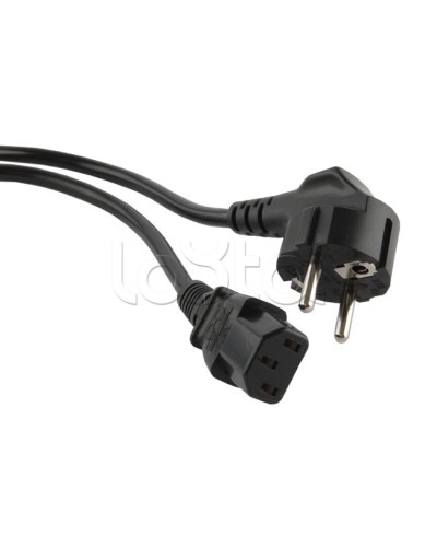 Кабель питания 10 м Hyperline PWC-IEC13-SHM-10-BK в Октябрьском Патч-корды и пигтейлы Pintop.ru