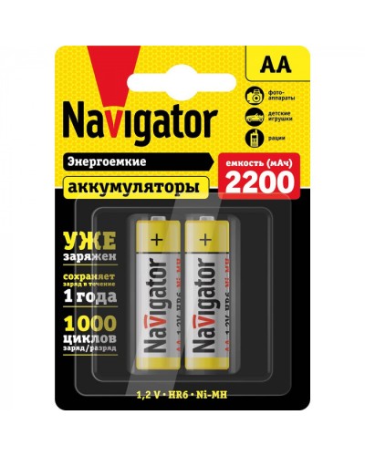 Аккумулятор Navigator 94 785 NHR-2200-HR6-RTU-BP2 в Октябрьском Электротехническое оборудование Pintop.ru
