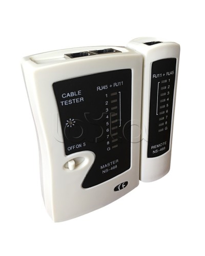 Тестер Кабеля RJ-45+RJ-11 (HT-C004) (TL-468) REXANT 12-1006 в Октябрьском Тестеры для систем видеонаблюдения Pintop.ru