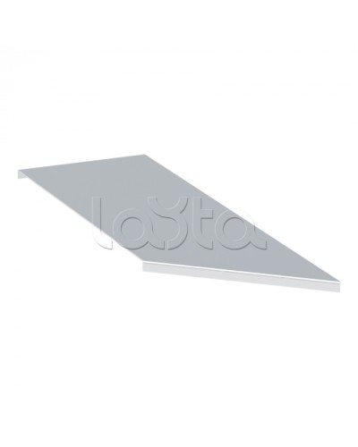 Крышка для переходника по ширине левост. лестн. усил. 100х800х500(2 ) HDZ EKF (kwlltp100x800x500-2-HDZ) в Октябрьском Аксессуары для лотков Pintop.ru