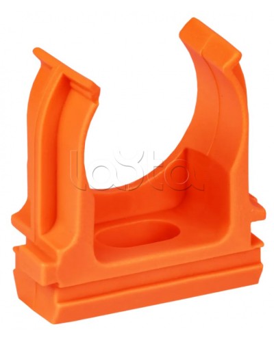 ELASTA Держатель с защелкой CF20 оранжевый IEK (ET-TA00D-CF-020-K09-010) в Октябрьском Держатели, клипсы, скобы Pintop.ru
