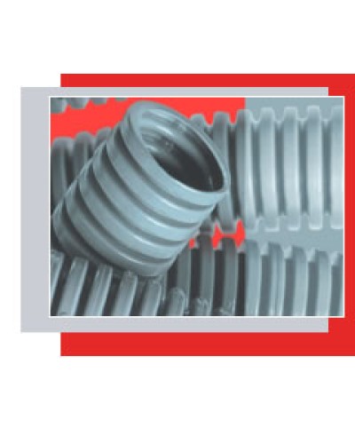 Труба гофрированная ПВХ тяжелая, с зондом диам. 32 мм (25м) Экопласт 11132 в Октябрьском Труба гофрированная Pintop.ru