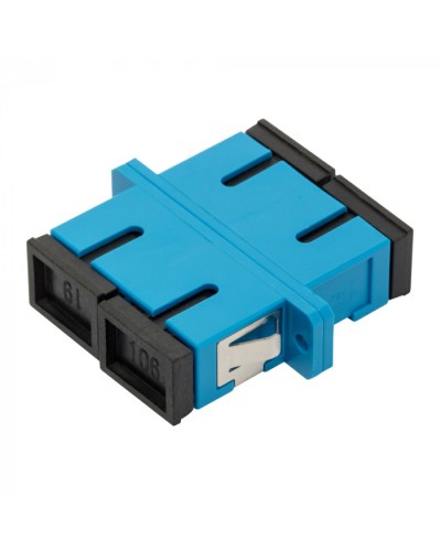 Адаптер оптический SC, SM, дуплексный LANMASTER (LAN-2SC-AM-SM) в Октябрьском Проходные адаптеры и розетки оптические Pintop.ru