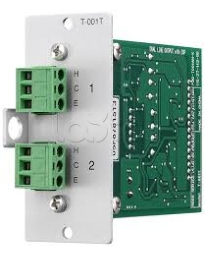 Модуль выходной 2-mic/line с DSP-процессором TOA T-001T в Октябрьском Системы оповещения и трансляции TOA Pintop.ru