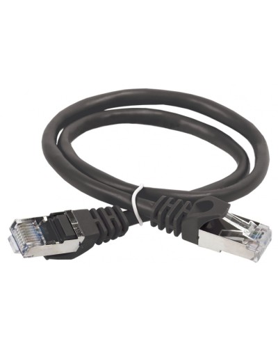 ITK Коммутационный шнур (патч-корд), кат.5Е FTP, 0,5м, черный (PC09-C5EF-05M) в Октябрьском Патч-корды и пигтейлы Pintop.ru