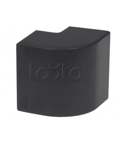 ELECOR Угол внешний КМН 60х40 черный (4шт/компл) IEK (EL-KK10D-N-060-040-K02) в Октябрьском Аксессуары для кабель-канала Pintop.ru