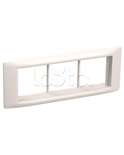 Рамка и суппорт для кабель-канала Праймер на 6 модулей, 60 мм белый IEK (CKK-40D-RSU6-060-K01) в Октябрьском Распределительные коробки Pintop.ru