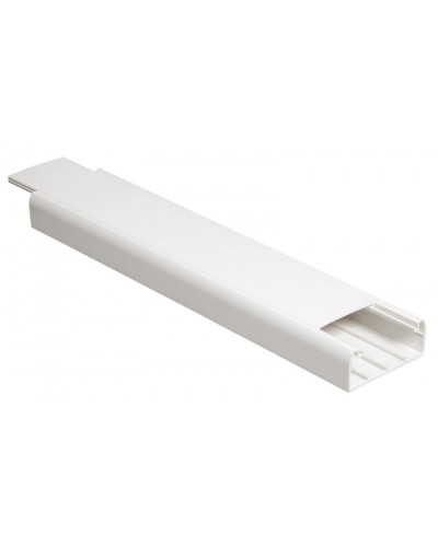 Кабель-канал 80x40 с крышкой парапетный IEK CKK40-080-040-1-K01 в Октябрьском Кабель-канал Pintop.ru