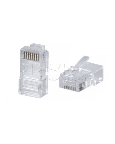 Коннектор RJ-45 Cabeus (8P8C-C6-FC) в Октябрьском Коннекторы и разъемы Pintop.ru