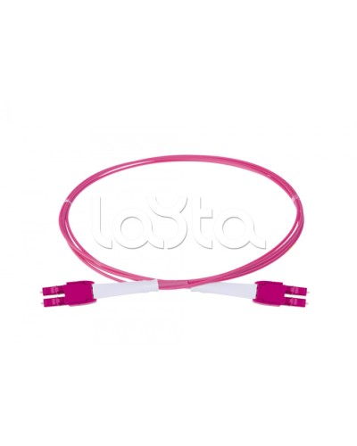 Оптический шнур HD, OM4, 2×50/125, дуплекс LC - дуплекс LC, UNIBOOT PUSH-PULL, 10 м Eurolan (41B-40-LC-LC-10) в Октябрьском Патч-корды и пигтейлы Pintop.ru