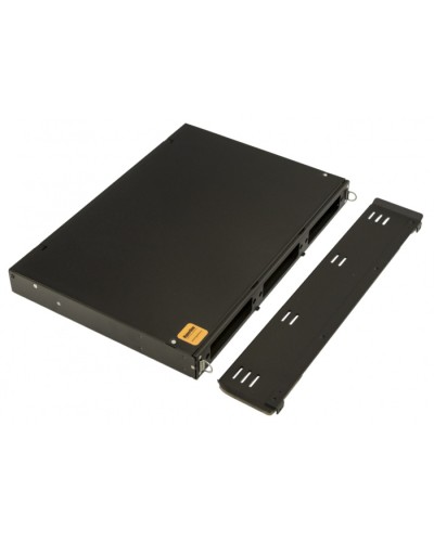 Бокс оптический 19 Hyperline FO-19V-1U-3xSLT-W130H30-24UN-BK в Октябрьском Кросс оптический Pintop.ru