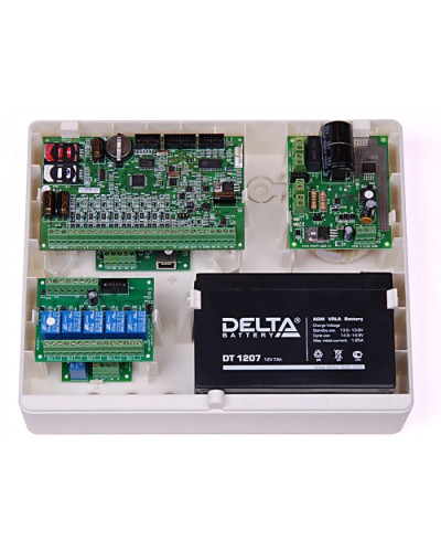 Корпус пластиковый для объектового оборудования компании Ритм Ritm Корпус Контакт под АКБ 7Ач в Октябрьском GSM мониторинг Ritm Pintop.ru