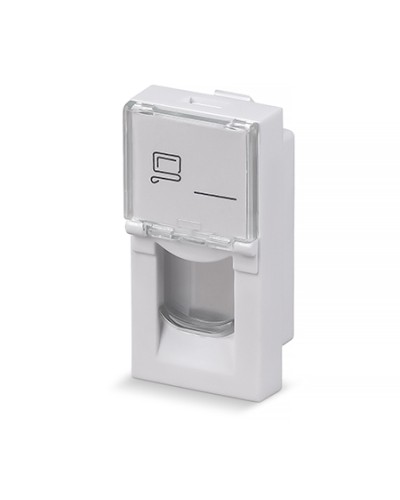 Вставка 45x22,5 (Mosaic) для 1 модуля формата Keystone Jack Cabeus (FP-L-22,5-1M) в Октябрьском Модули Keystone Pintop.ru