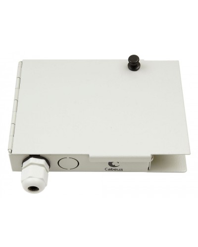 Бокс оптический настенный 19 на 4 ST/FC порта Cabeus JJT-4-ST в Октябрьском Кросс оптический Pintop.ru