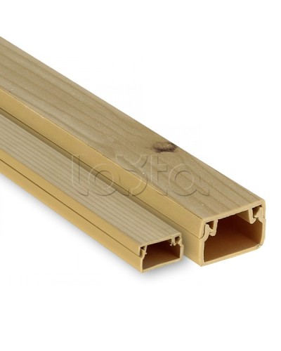 Канал кабельный (15х10) (144 м) светлое дерево EKF-Plast (kk-15-10w) в Октябрьском Кабель-канал Pintop.ru