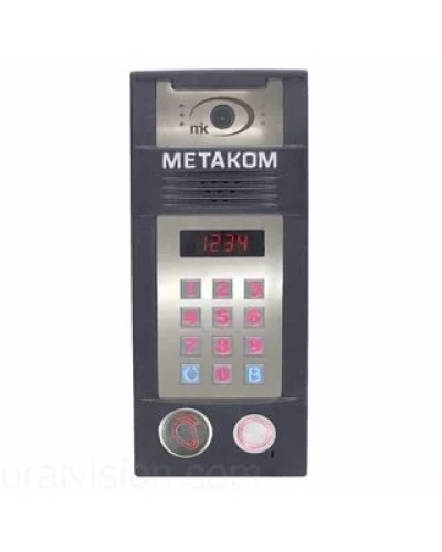 Многоабонентый антивандальный блок вызова со встроенной гибридной видеокамерой Метаком MК2018-TMRFVH в Октябрьском Блоки вызова многоабонентные Pintop.ru