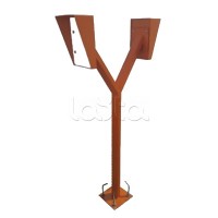 Стойка для считывателя Аякс 150х250 мм, оранжевая, Базовая, двусторонняя Магнито-контакт