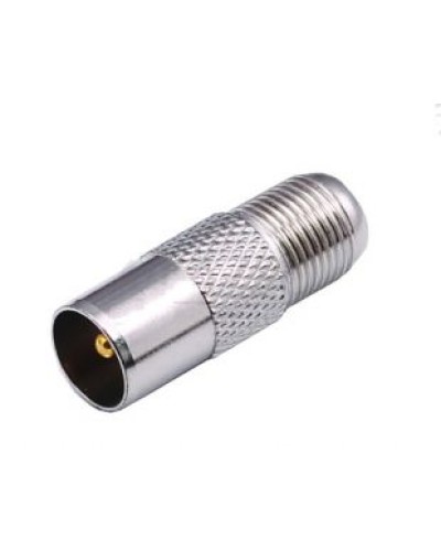 Переходник PAL (TV) штекер - F розетка LAZSO APTVF10 в Октябрьском Коннекторы Pintop.ru