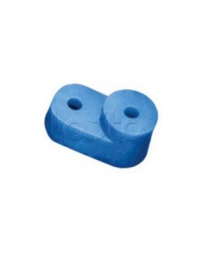 Угловой изолятор для «0» шины синий IEK YIS32 в Октябрьском Клеммные колодки Pintop.ru