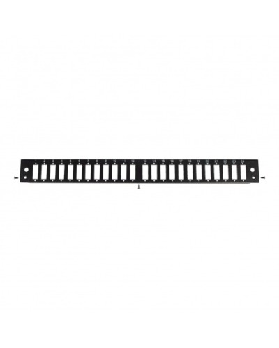Панель лицевая для выдвижной оптич. полки, 24 SC Duplex/24 LC Quadra, черный Datarex DR-546145 в Октябрьском Патч-панели Pintop.ru