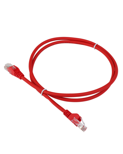 Патч-корд LANMASTER LSZH UTP кат.5e, 4.0 м, красный LANMASTER LAN-PC45/U5E-4.0-RD в Октябрьском Патчкорды (медные) Pintop.ru