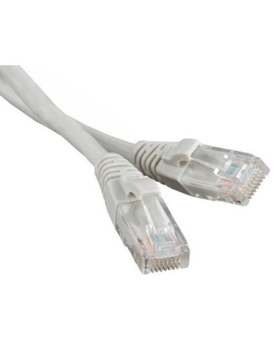 Патч-корд RJ45 UTP кат.5e, 1.0 м, серый LSZH LANMASTER LAN-PC45/U5E-1.0-GY в Октябрьском Патч-корды и пигтейлы Pintop.ru