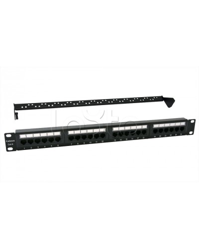 Патч-панель 19, 1U, 24xRJ45 Cabeus PL-24-Cat.6-Dual IDC в Октябрьском Патч панель Pintop.ru