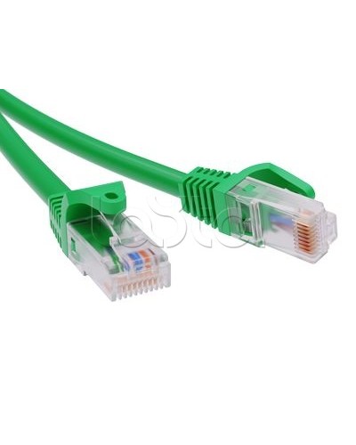 Патч-корд неэкранированный CAT6 U/UTP 4х2, LSZH, зелёный, 10м DKC RN6UU4500GN в Октябрьском Патчкорды (медные) Pintop.ru
