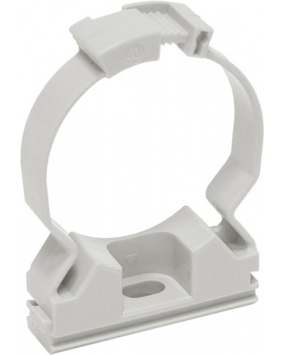 ELASTA Хомутный держатель CFC16 серый IEK (CTA10MP-CFC16-K41-100) в Октябрьском Стяжки-хомуты Pintop.ru