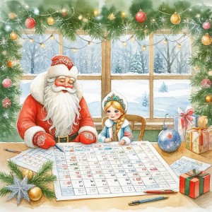 График работы компании в новогодние праздники