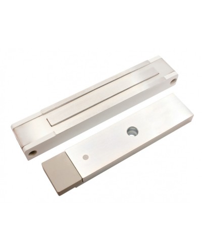 Электромагнитный замок с датчиком состояния двери ALeko ALM-400P (12В белый) в Октябрьском Электромагнитные замки Pintop.ru