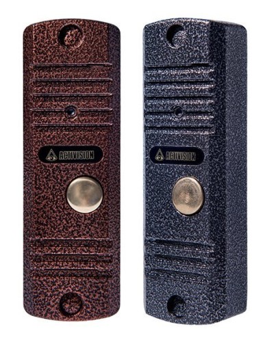 Панель вызывная накладная на 1 абонента Activision AVC-105 (медь) в Октябрьском Вызывные аудиопанели малоабонентные Pintop.ru