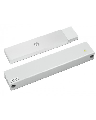 Замок электромагнитный Aler AL-400 PRemium (24 В, серый) в Октябрьском Электромагнитные замки Pintop.ru