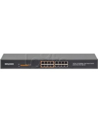 Коммутатор PoE 16-портовый Beward STW-16P8 в Октябрьском Коммутаторы Pintop.ru