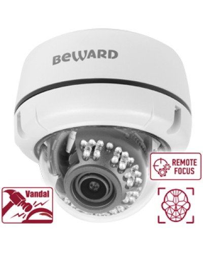 IP-камера видеонаблюдения антивандальная купольная Beward B2530DVZ в Октябрьском IP-камеры Pintop.ru
