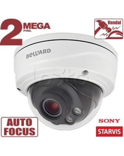IP-камера видеонаблюдения купольная Beward SV2010DVZ в Октябрьском IP-камеры Pintop.ru