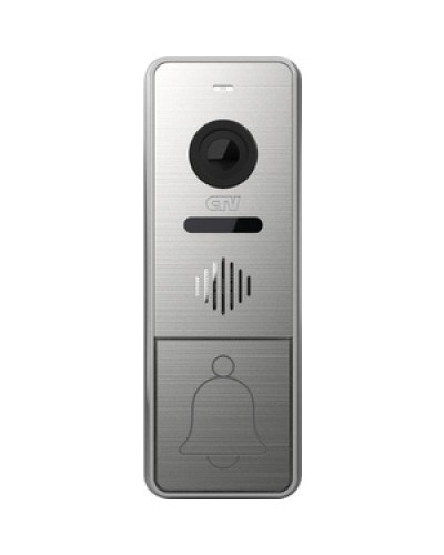 Вызывная панель CTV-D4005 (серебро) в Октябрьском Вызывные видеопанели малоабонентные Pintop.ru